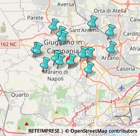 Mappa Via Giovanni Pascoli, 80018 Mugnano di Napoli NA, Italia (3.202)