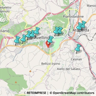 Mappa Via Omodeo A., 83100 Avellino AV, Italia (2.1725)