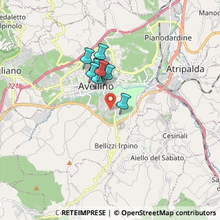 Mappa Via Omodeo A., 83100 Avellino AV, Italia (1.32818)