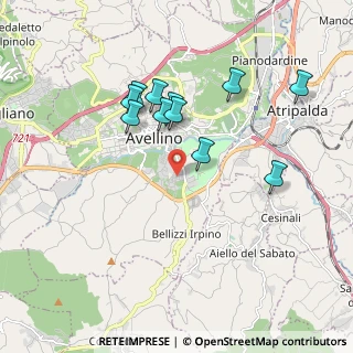 Mappa Via Omodeo A., 83100 Avellino AV, Italia (1.83182)