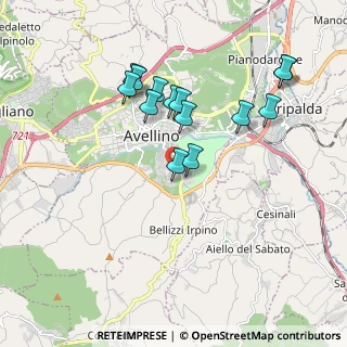Mappa Via Omodeo A., 83100 Avellino AV, Italia (1.89143)