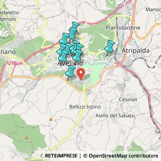 Mappa Via Omodeo A., 83100 Avellino AV, Italia (1.59167)