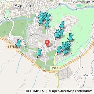Mappa Via Omodeo A., 83100 Avellino AV, Italia (0.4855)