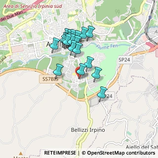 Mappa Via Omodeo A., 83100 Avellino AV, Italia (0.8365)