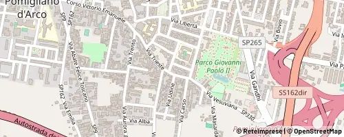Mappa Pomigliano d'Arco