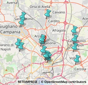 Mappa 80020 Napoli NA, Italia (4.356)