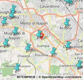 Mappa Via Luigi Pareyson, 80144 Napoli NA, Italia (3.40063)