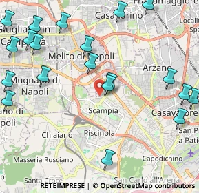 Mappa Via Luigi Pareyson, 80144 Napoli NA, Italia (3.0215)