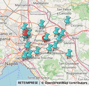 Mappa Via Torquato Tasso, 80038 Pomigliano d'Arco NA, Italia (6.75647)