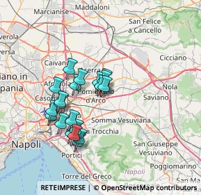 Mappa Via Torquato Tasso, 80038 Pomigliano d'Arco NA, Italia (6.2815)