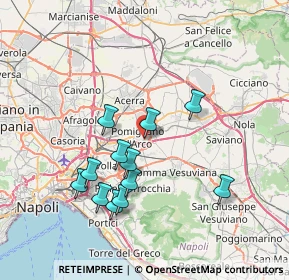 Mappa Via Torquato Tasso, 80038 Pomigliano d'Arco NA, Italia (7.385)