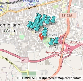 Mappa Via Torquato Tasso, 80038 Pomigliano d'Arco NA, Italia (0.344)