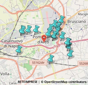 Mappa Via Giuseppe Campanale, 80038 Pomigliano d'Arco NA, Italia (1.7285)