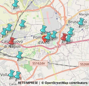Mappa Via Giuseppe Campanale, 80038 Pomigliano d'Arco NA, Italia (2.748)