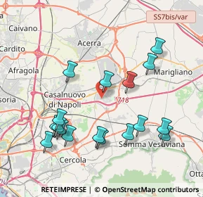 Mappa Via Giuseppe Campanale, 80038 Pomigliano d'Arco NA, Italia (4.45471)