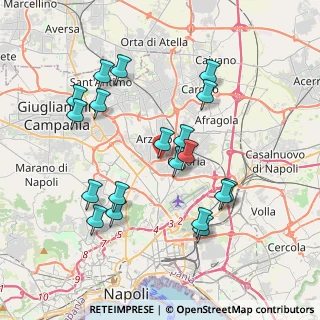 Mappa Via Palizzi, 80022 Arzano NA, Italia (4.09263)