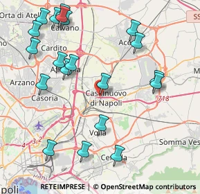 Mappa Via V. Alfieri, 80013 Casalnuovo di Napoli NA, Italia (5.242)