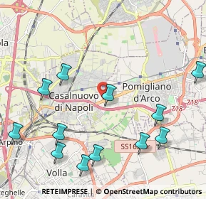 Mappa Via Nazionalde delle, 80038 Pomigliano d'Arco NA, Italia (2.72667)