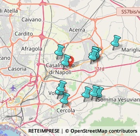 Mappa Via Nazionalde delle, 80038 Pomigliano d'Arco NA, Italia (3.55667)