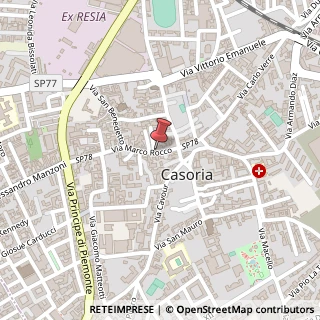 Mappa Via Marco Rocco, 34, 80026 Casoria, Napoli (Campania)