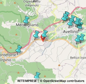 Mappa Via Matilde Serao, 83013 Mercogliano AV, Italia (2.8725)