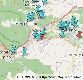 Mappa Via Matilde Serao, 83013 Mercogliano AV, Italia (2.3685)