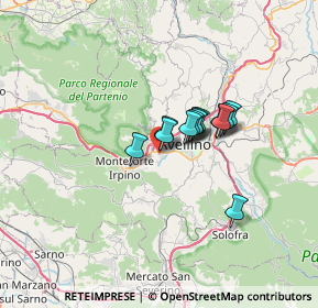 Mappa Via Matilde Serao, 83013 Mercogliano AV, Italia (4.41)