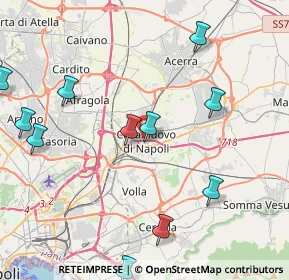 Mappa Via Gattorno, 80013 Casalnuovo di Napoli NA, Italia (5.36)