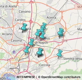Mappa Via Gattorno, 80013 Casalnuovo di Napoli NA, Italia (3.04)