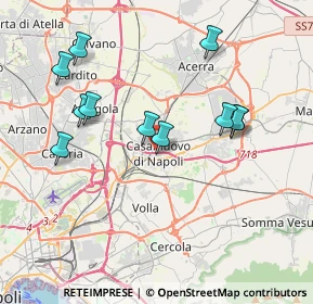 Mappa Via Gattorno, 80013 Casalnuovo di Napoli NA, Italia (4.05545)