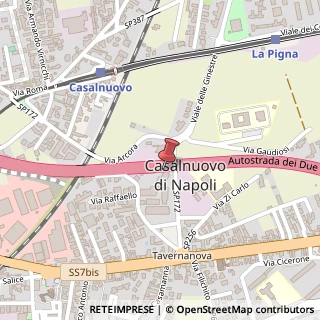 Mappa Via Gattorno, 3, 80013 Casalnuovo di Napoli, Napoli (Campania)