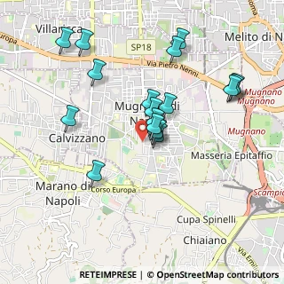 Mappa Via Ritiro, 80018 Mugnano di Napoli NA, Italia (0.93167)