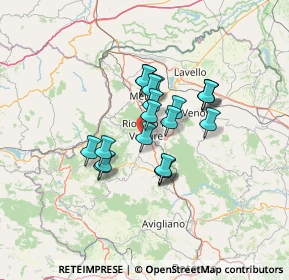 Mappa Via Potenza S.S. 93 KM 82, 85028 Rionero In Vulture PZ, Italia (10.2615)