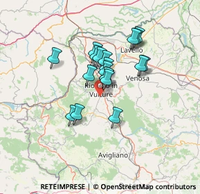 Mappa Via Potenza S.S. 93 KM 82, 85028 Rionero In Vulture PZ, Italia (10.89211)