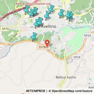 Mappa SS 7 bis, 83100 Avellino AV, Italia (1.42385)