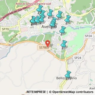 Mappa SS 7 bis, 83100 Avellino AV, Italia (1.26357)