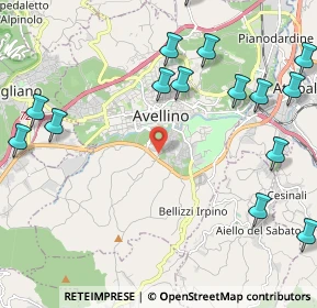 Mappa SS 7 bis, 83100 Avellino AV, Italia (3.01533)
