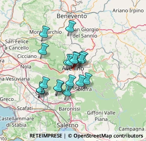 Mappa SS 7 bis, 83100 Avellino AV, Italia (10.80167)