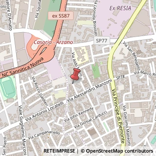 Mappa Via poliziano angelo 1, 80026 Casoria, Napoli (Campania)