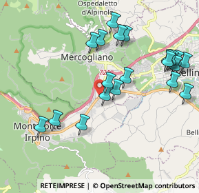 Mappa SS7bis, 83013 Monteforte Irpino AV, Italia (2.294)