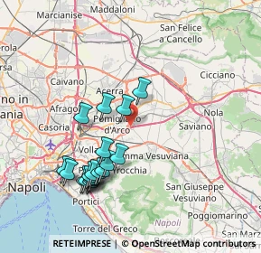 Mappa Via Nino Bixio, 80038 Pomigliano d'Arco NA, Italia (8.15667)
