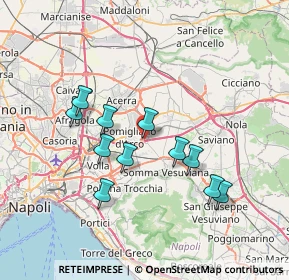 Mappa Via Nino Bixio, 80038 Pomigliano d'Arco NA, Italia (6.93727)