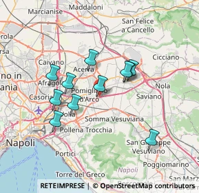 Mappa Via Nino Bixio, 80038 Pomigliano d'Arco NA, Italia (6.43727)