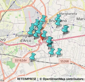 Mappa Via Nino Bixio, 80038 Pomigliano d'Arco NA, Italia (1.375)