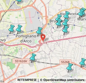 Mappa Via Nino Bixio, 80038 Pomigliano d'Arco NA, Italia (2.98286)