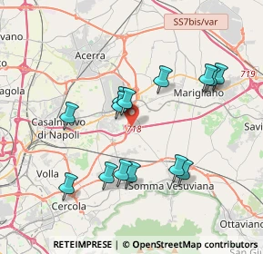 Mappa Via Nino Bixio, 80038 Pomigliano d'Arco NA, Italia (3.86786)
