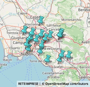 Mappa Via Nino Bixio, 80038 Pomigliano d'Arco NA, Italia (11.705)