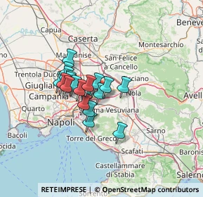 Mappa Via Nino Bixio, 80038 Pomigliano d'Arco NA, Italia (9.806)