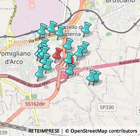 Mappa Via Nino Bixio, 80038 Pomigliano d'Arco NA, Italia (0.767)