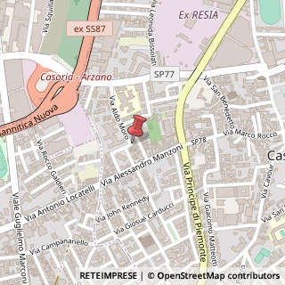 Mappa Via Aldo Moro, 22, 80026 Casoria, Napoli (Campania)